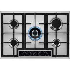 AEG HGB75420YM 75cm Gas Hob - Stainless Steel