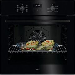 AEG OU5AB20XK 59.6cm Built In Electric Single Oven - Black