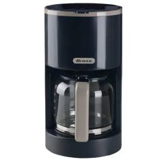 Ariete 1394 12 Cup Filter Coffee Machine, Dark Grey