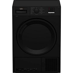 Beko DTLCE80051B 8kg Condenser Tumble Dryer with Sensor Programmes - Black