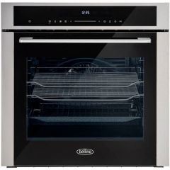 Belling 444411401  BI603MFPY 59.5cm Built In Electric Single Oven - Stainless Steel