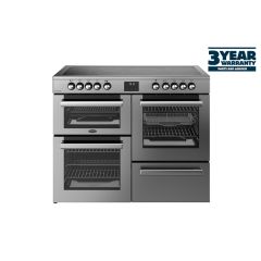 Belling 444411804 Cookcentre 110Cm Electric Range Cooker - Stainless Steel