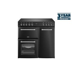 Belling 444411817 Farmhouse 90Cm Electric Range Cooker - Black