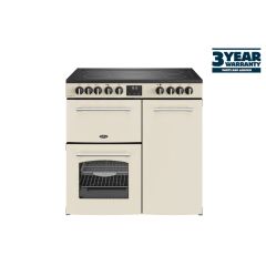Belling 444411818 90cm Farmhouse Electric Range Cooker - Cream