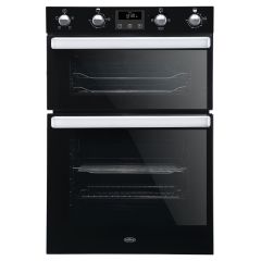 Belling BI902FPBLK Built In Electric Double Oven 