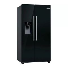 Bosch KAD93ABEP 70/30 Total No Frost, American Fridge-freezer - Black