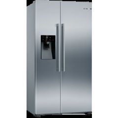 Bosch KAD93AIERG 90cm No Frost American Fridge Freezer - Brushed Steel