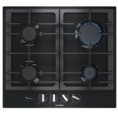 Bosch PCP6A6B90 58.2cm Gas Hob - Black