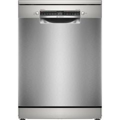 Bosch SMS4EKI06G Series 4 60Cm Free Standing Anti Fingerprint Brushed Steel Dishwasher 