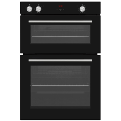 CATA UBDO901BK 77 Litre True Fan Electric Main Oven ? Black With Aluminium Handle ? 37 Litre Convent
