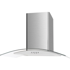 CATA UBSCG600SS 60Cm Curved Glass Cooker Hood 