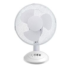 Ced TF12N Airmaster 12" 3 Speed Desk Fan - White