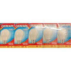 Ever Ready ERL S13622 Led Gls Bc 8.2W(60W) Opal Ww X5 Pack 
