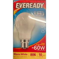 Ever Ready S13622 Gls B22 60W Led