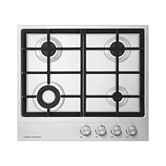 Fisher & Paykel 60cm Gas Hob in Stainless Steel Design