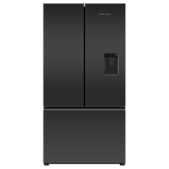 Fisher And Paykel RF540AZUB6 90cm Wide Freestanding French Door Fridge Freezer with Ice and Water