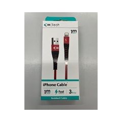 Generic 06075 1M Iphone Braided USB Charging lead