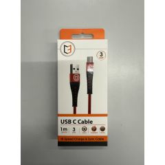 Generic 06198 Braided USB A To USB lead 1m