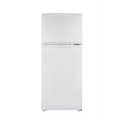 Haden HT118W-E 116cm Tall 48cm Wide Top Mount Fridge Freezer - White