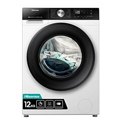 Hisense WF3S1243BW3 12kg 1400 Spin Steam Washing Machine - White