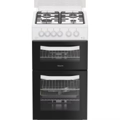 Hotpoint HDG5GCW 50Cm Gas Freestanding Double Cooker: 50Cm