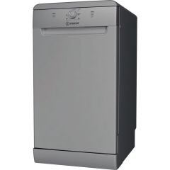 Indesit IN2FE10CS90SUK 45cm side slimline dishwasher in Silver
