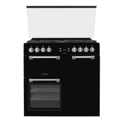 Leisure CC90F531K 90cm Dual Fuel Rangecooker with Triple Oven and Gas Hob - Black