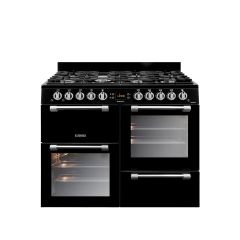 Leisure CK100F232K 100cm Dual Fuel Range Cooker with Seven Gas Burners - Black