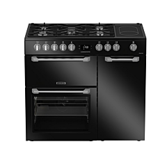 Leisure PR100F530K 100cm Dual Fuel Range Cooker - Black
