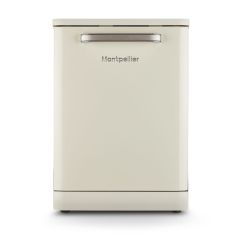Montpellier MAB1353DC 60Cm Retro Dishwasher In Cream