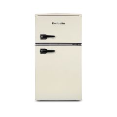 Montpellier MAB2035EC 45.3cm Undercounter Retro Fridge Freezer - Cream