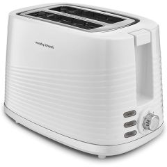 Morphy Richards 220029 Dune White 2 Slice Toaster