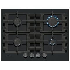 Neff T26NKP4S0 N 50, Gas Hob, 60 Cm, Tempered Glass, Black
