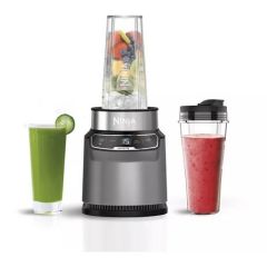 Ninja BN500UK Motorised Compact Blender with Auto-iQ - Dark Grey