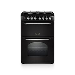 Rangemaster CLA60DFFBL/C Classic 60cm Dual Fuel Black and Chrome