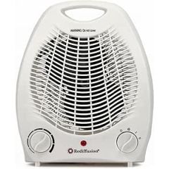 Rediffusion RED2000AT 2000W Portable Fan Heater - White