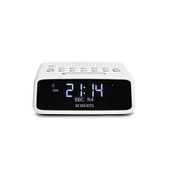 Roberts ORTUSDABW DAB/DAB+/FM RDS Clock Radio - White