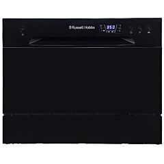 Russell Hobbs RHTTDW6B 6 Place Setting Table Top Dishwasher - Black