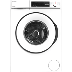 Sharp ES_NFB814BWNA 8kg 1400 Spin Washing Machine - White