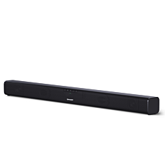 Sharp HT-SB110 Wireless 2ch 90W Slim Bluetooth Soundbar - Black