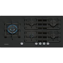 Siemens EP9A6MI40 iQ500 90cm Tempered Glass Gas Hob - Black