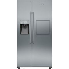 Siemens KA93GAIDP iQ500 179x91 American Side by Side Fridge Freezer - Silver