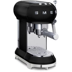 Smeg ECF01BLUK Coffee Machine With Frother 