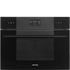 Smeg SO4102S3B3 45cm Linea Steam100 Oven Midnight Black