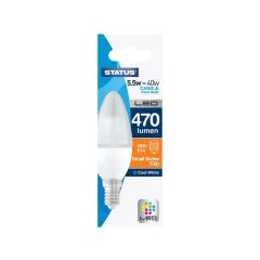 Status LED CANDLE SES 5.5W Led Candle Ses 5.5W Warm White 