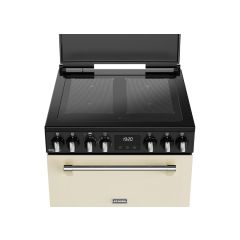 Stoves 444411848 Richmond Deluxe 60Cm Electric Induction Mini Range Cooker - Cream