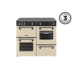 Stoves 444411860 Richmond 100Cm Electric Induction Range Cooker - Cream