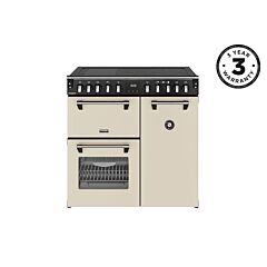 Stoves 444411870 Richmond Deluxe 90Cm Electric Induction Range Cooker - Cream