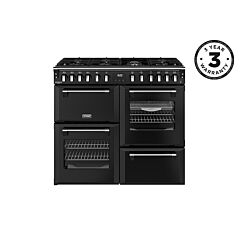 Stoves 444412015 Richmond Deluxe 100cm Dual Fuel Range Cooker - Anthracite