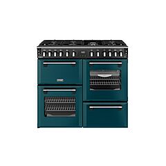 Stoves 444412019 Richmond Deluxe 100Cm Dual Fuel Range Cooker - Green